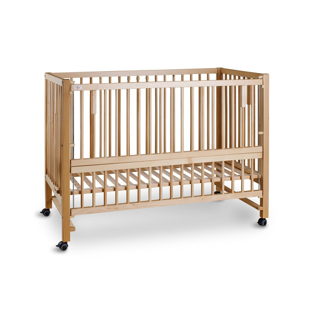 tiSsi® XXL Beistell- / Kinderbett HAJO Buche NATUR 120x60 cm