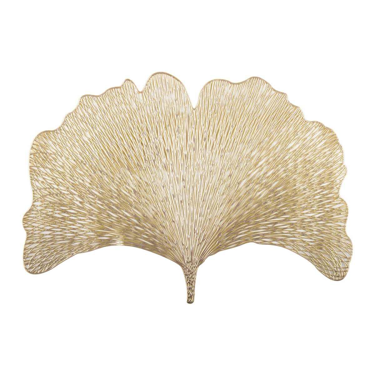 Ginkgo Goldener Teller 44x30 cm