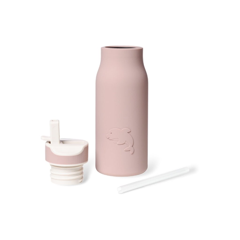 Lau Silikon-Trinkflasche-Woodrose 400 ml