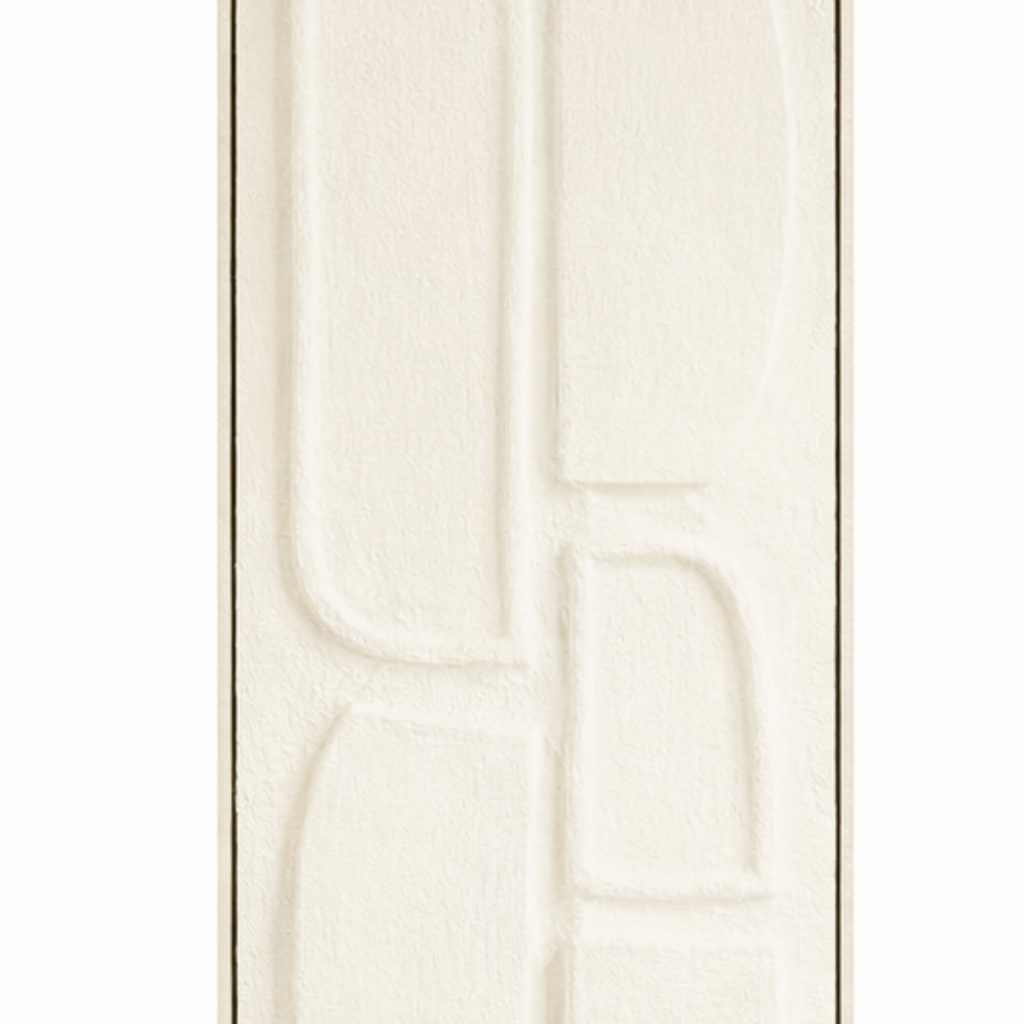 Mica Decorations Wandobjekt Off-White – Seitenansicht 90 cm