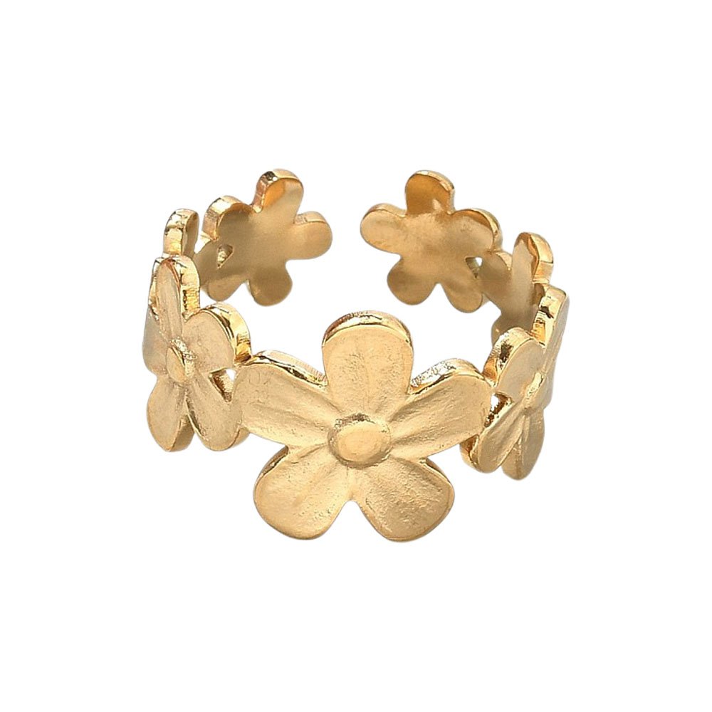 LOUIZ Ring mit Blumen