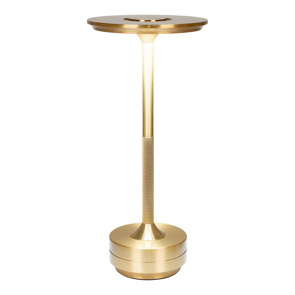 Lyneham LED-Tischlampe – Messing, Aluminium, 28,5 cm