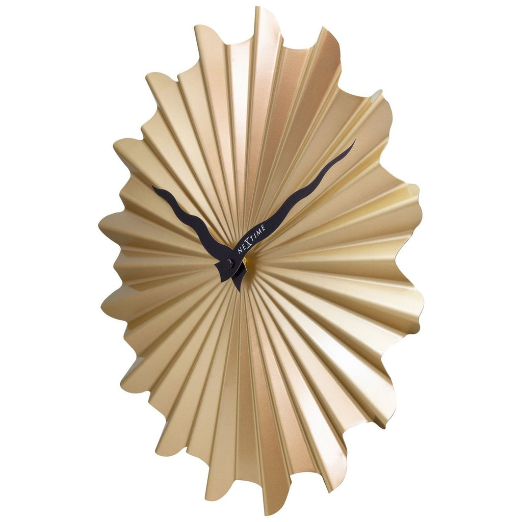 Wanduhr 40cm - Lautlos - Metall - "Sunny"