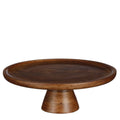 Tortenständer Tallo Mangoholz Dunkelbraun 30cm - Serviergeschirr für Kuchen
