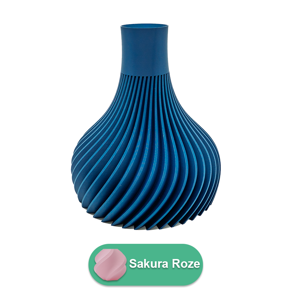 Virella 3D-Vase – 3D-gedruckte Vase – nachhaltiges PLA – geeignet für künstliche Blumen