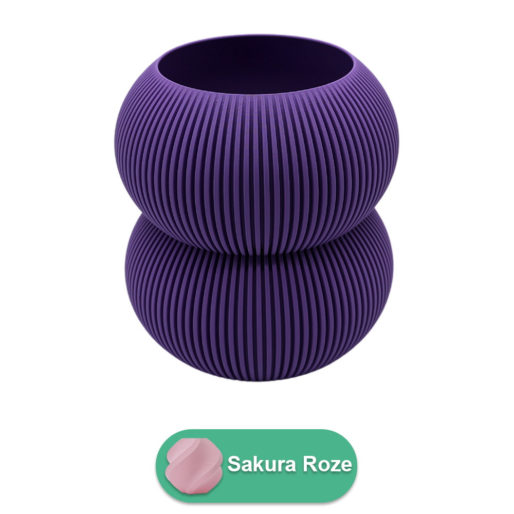 Elaro 3D-Vase – 3D-gedruckte Vase – nachhaltiges PLA – geeignet für künstliche Blumen