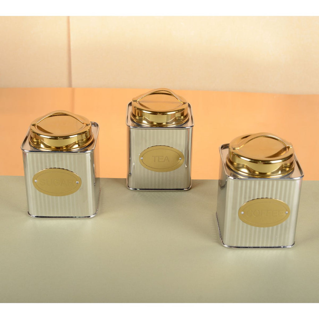 Silber- und Goldene Teeküste 10x10x10 cm