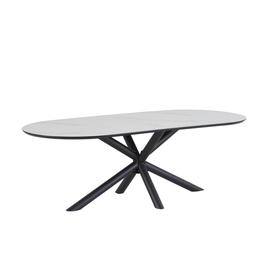 Sirius 190X100 Kapselform HPL mit Marmor 25mm
