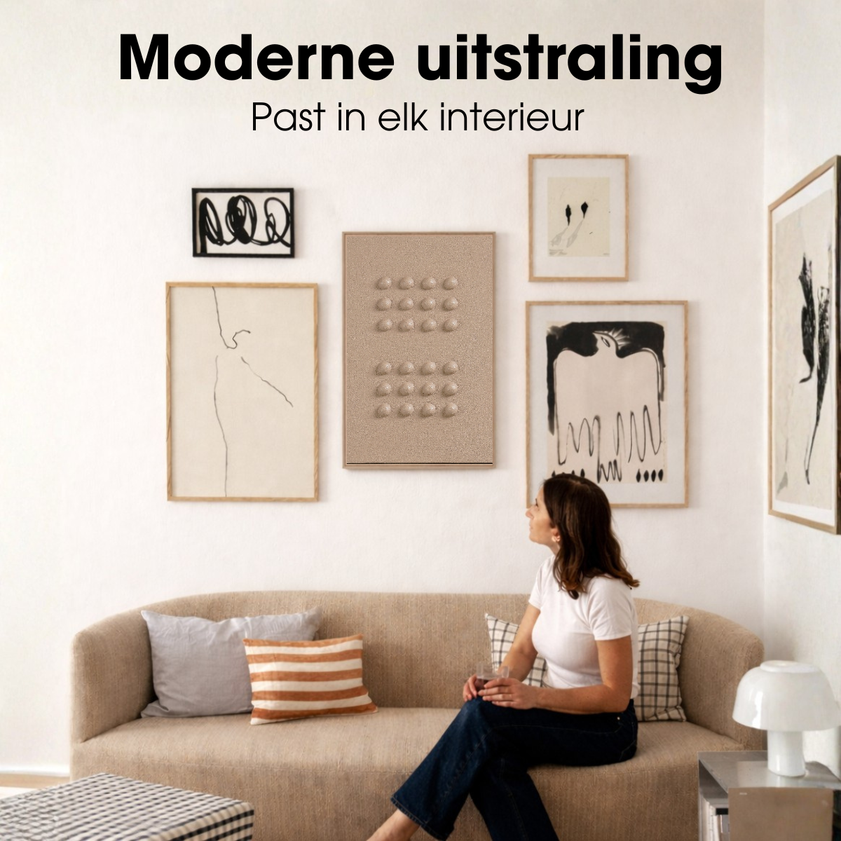 Wanddekoration Dunkelbraun