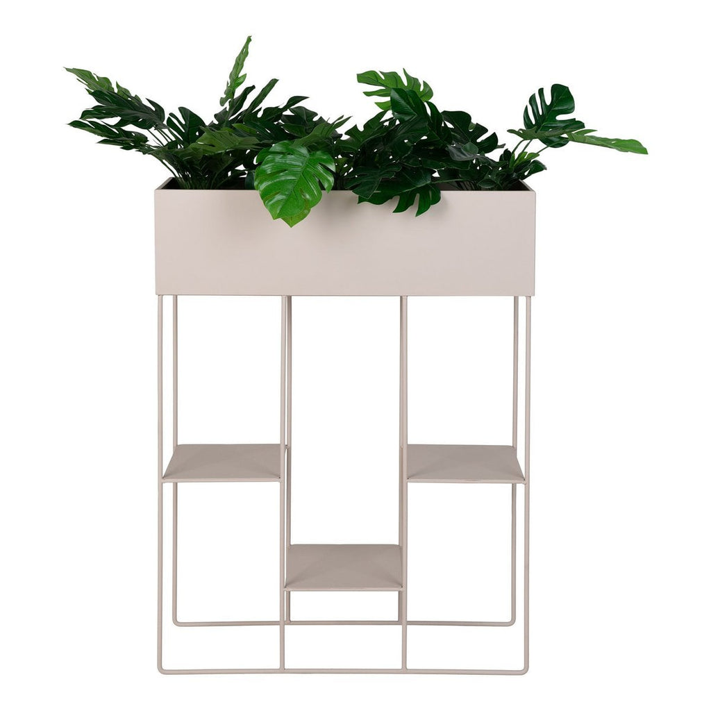 Rabo Planter - Pflanzgefäß, Stahl, 3 Regale, Sand, 25x60x80 cm