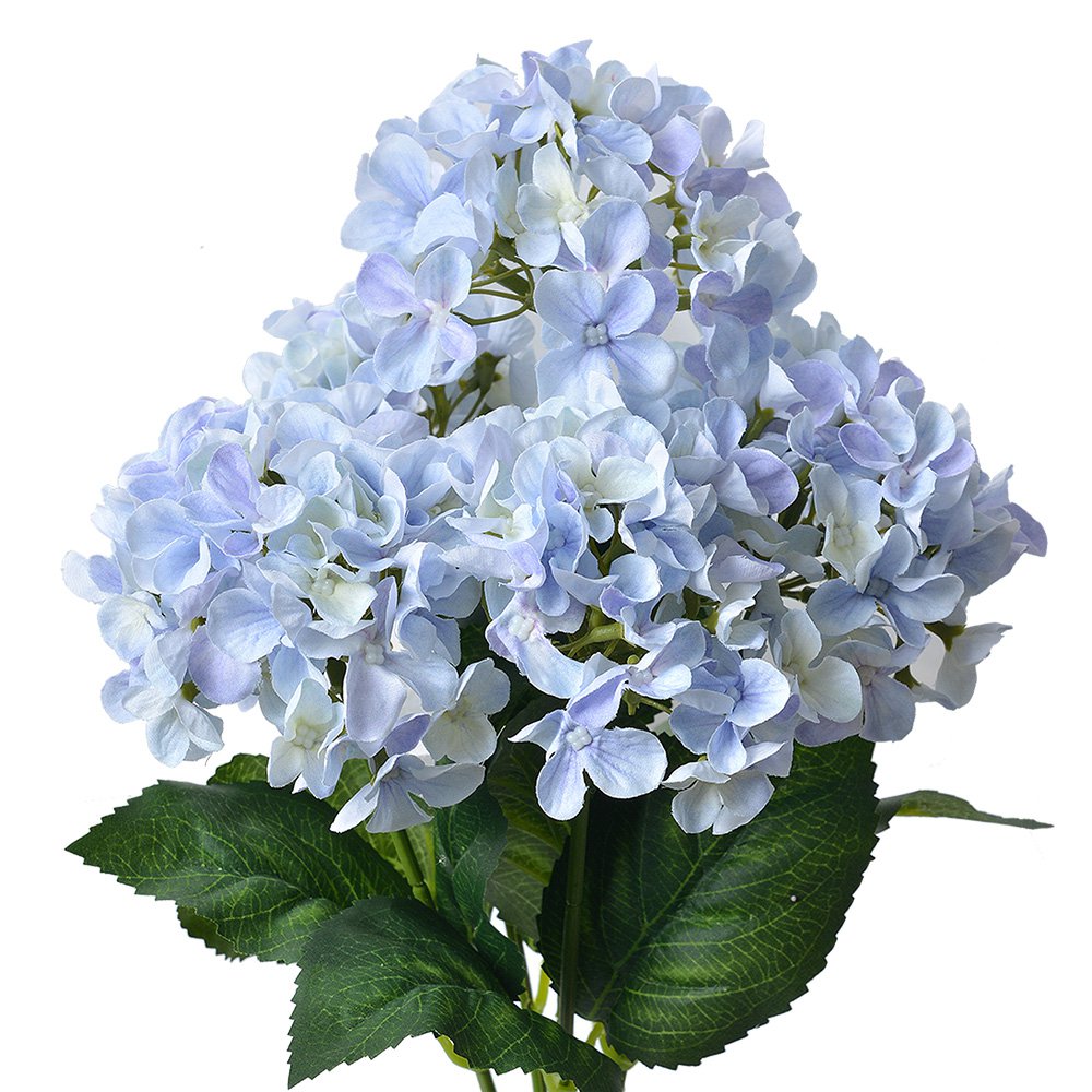 Künstliche Blume Hortensie 45 cm Lila Kunstpflanze aus Kunststoff