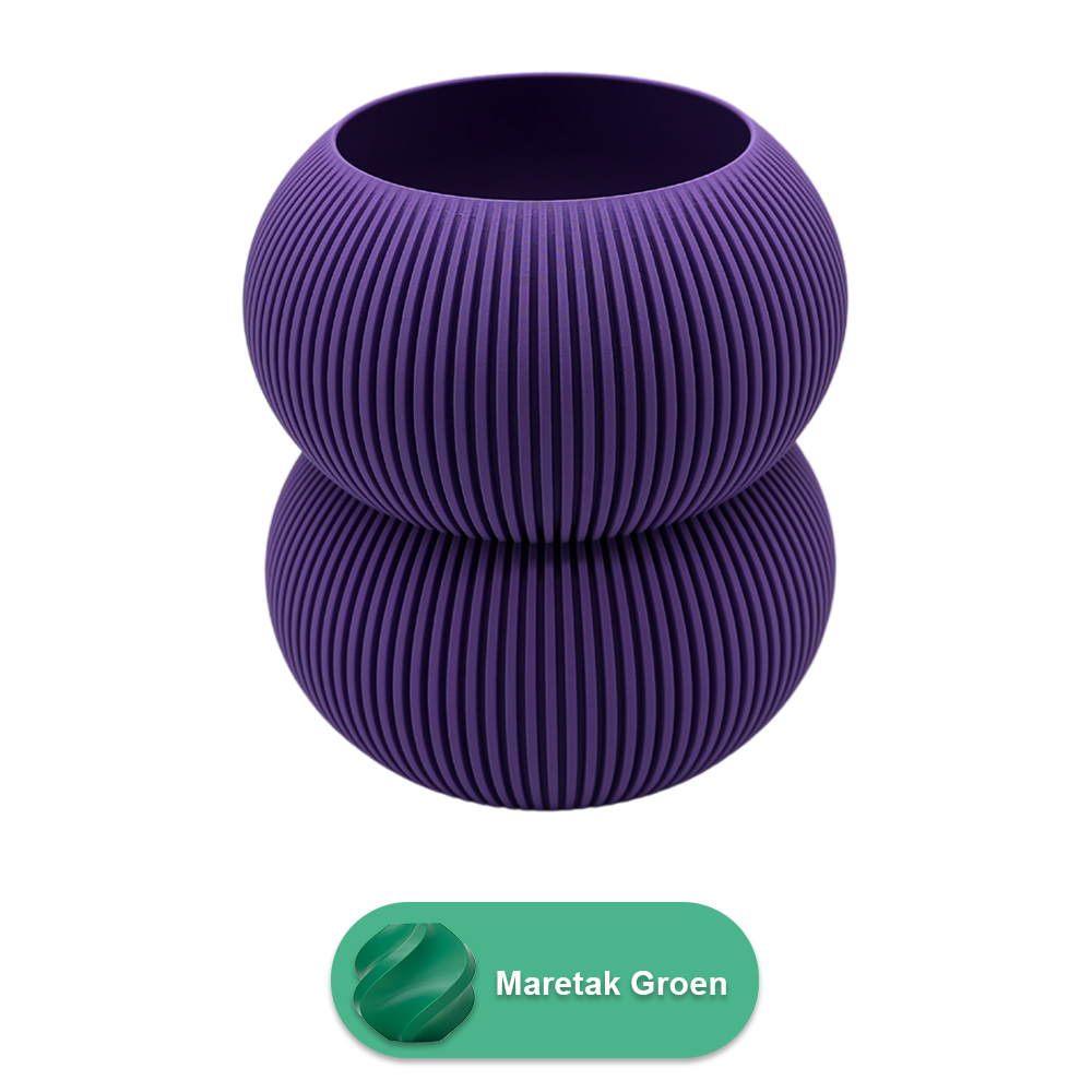 Elaro 3D-Vase – 3D-gedruckte Vase – nachhaltiges PLA – geeignet für künstliche Blumen