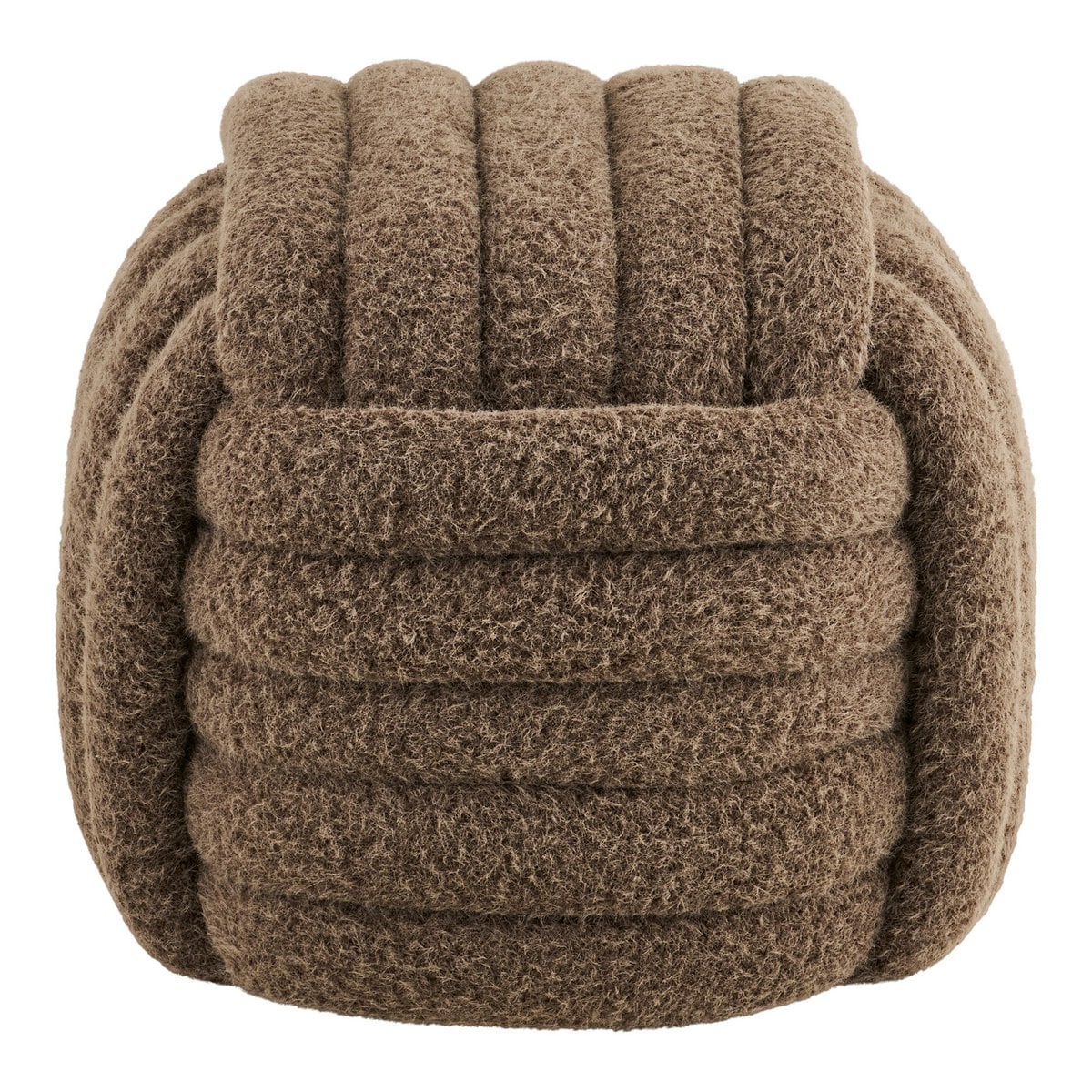 Napier Pouf, brown, 48x48x43 cm, HN1294