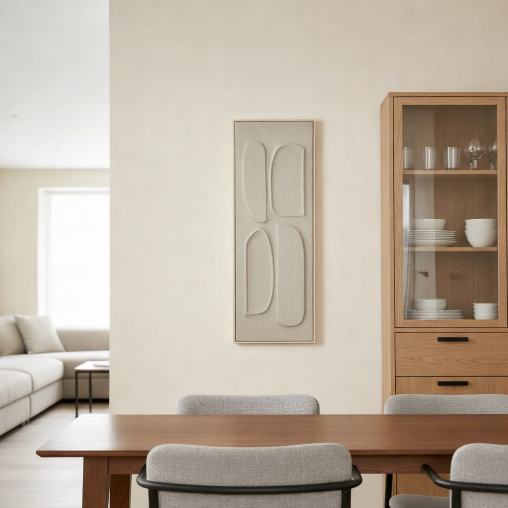 Wanddekoration Braun
