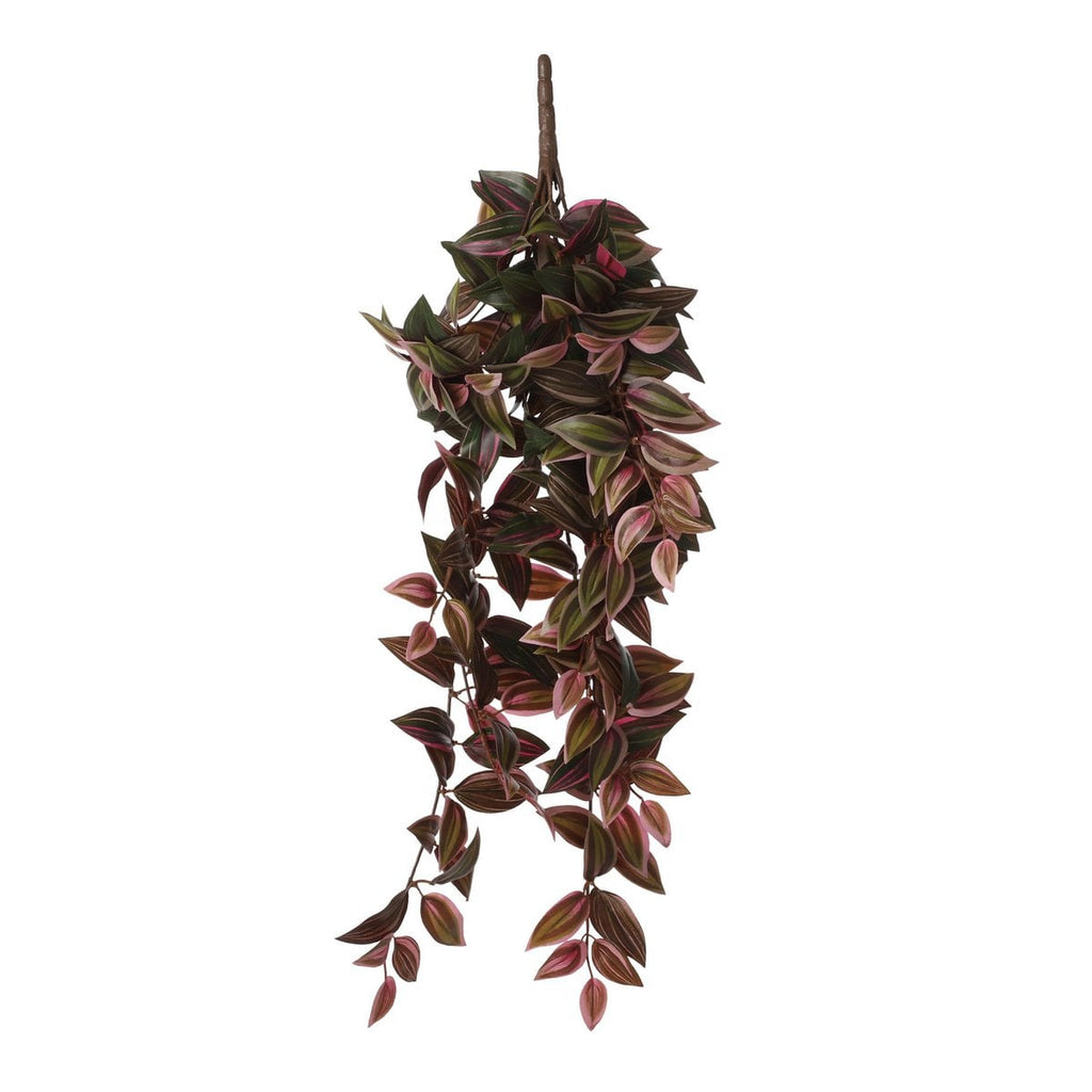 Künstliche Hängepflanze Tradescantia Dunkelrot