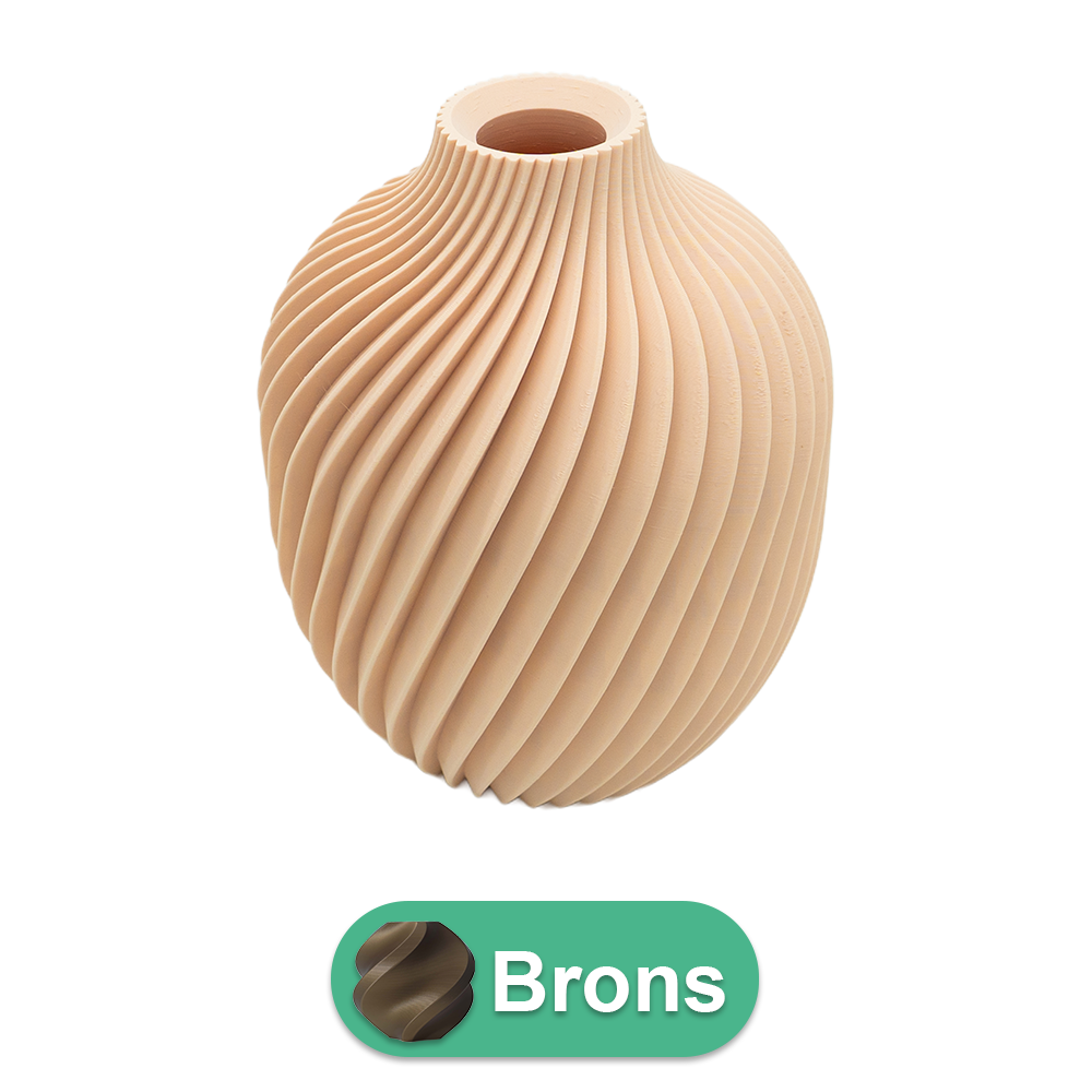 Nova 3D Vase – 3D-gedruckte Vase – Nachhaltiges PLA – Geeignet für künstliche Blumen