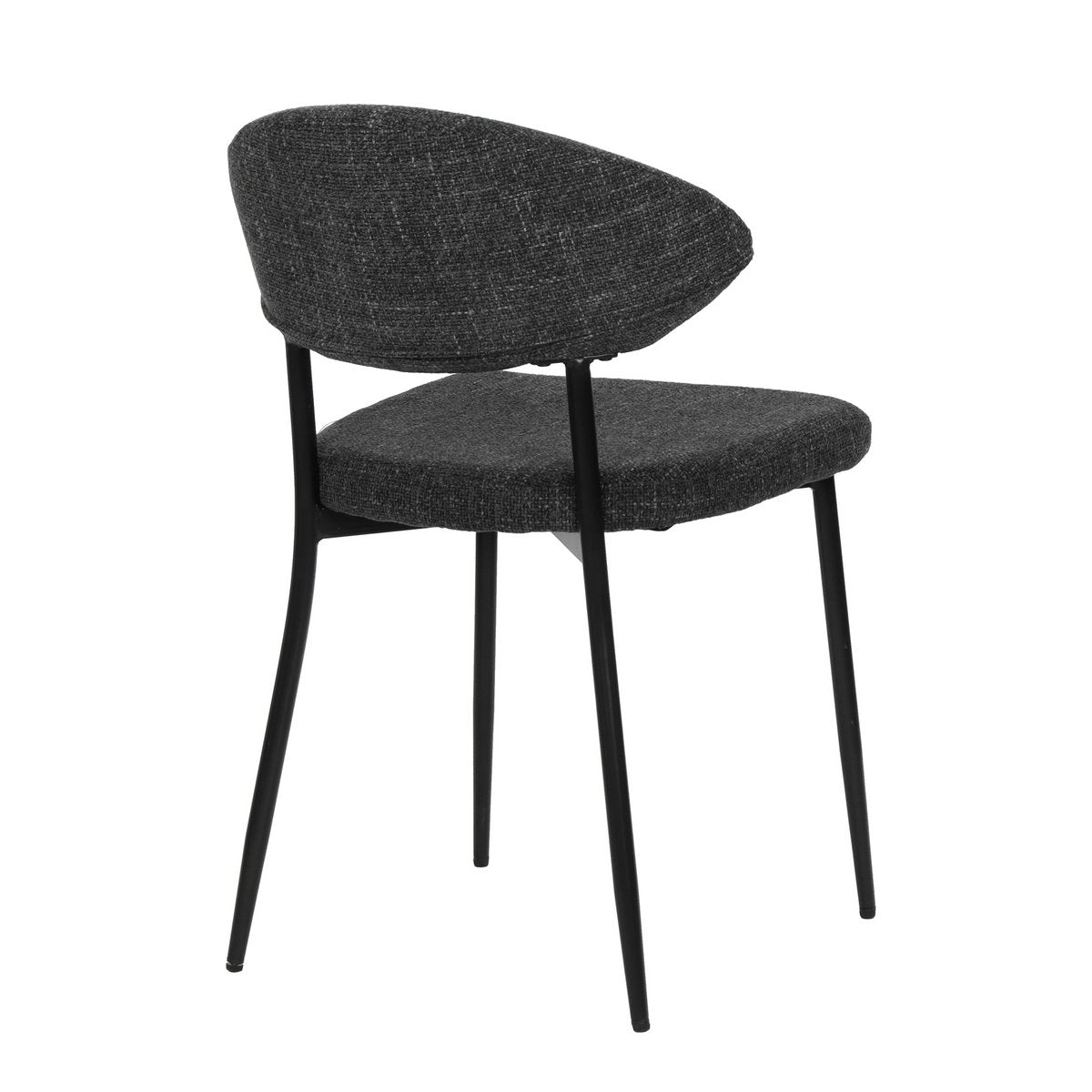 Stuhl 2er Set mit Strukturstoff