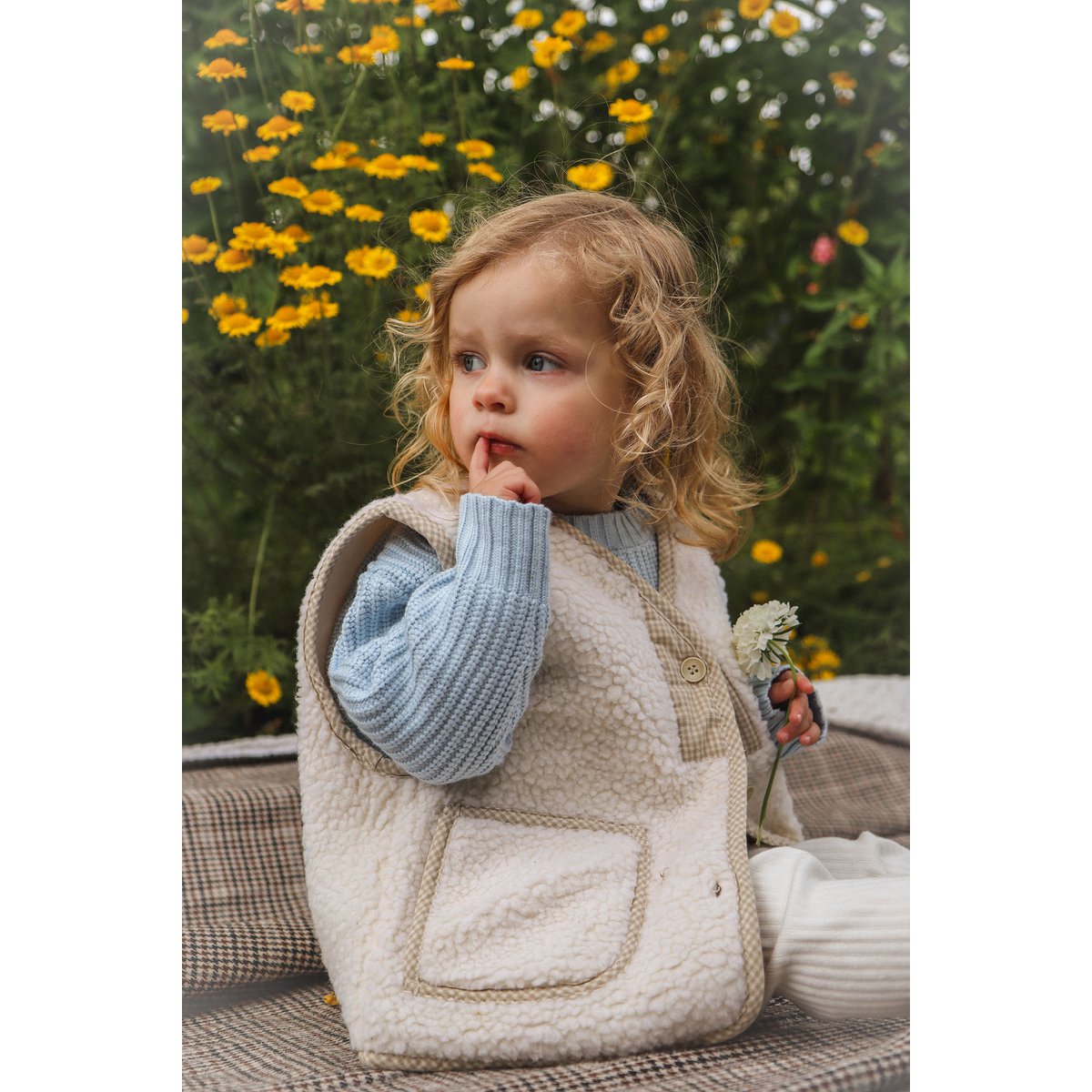 Mohnweste (Unisex)
