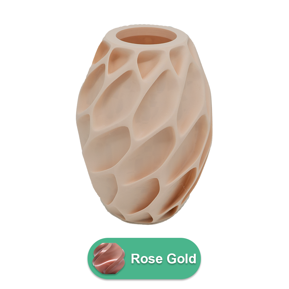 Oruna 3D-Vase – 3D-gedruckte Vase – nachhaltiges PLA – geeignet für künstliche Blumen
