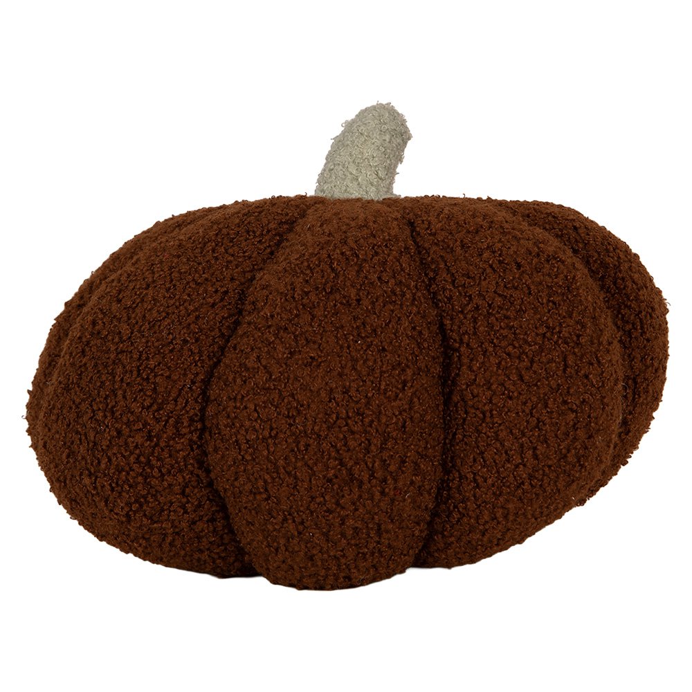 Dekoration Kürbis Ø 20x14 cm Braunes Polyester