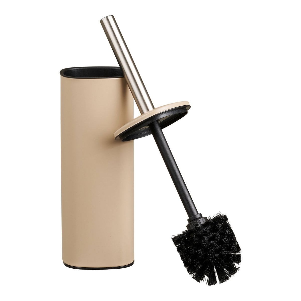WC-Bürste Lodi beige, elegantes Badezimmer-Accessoire