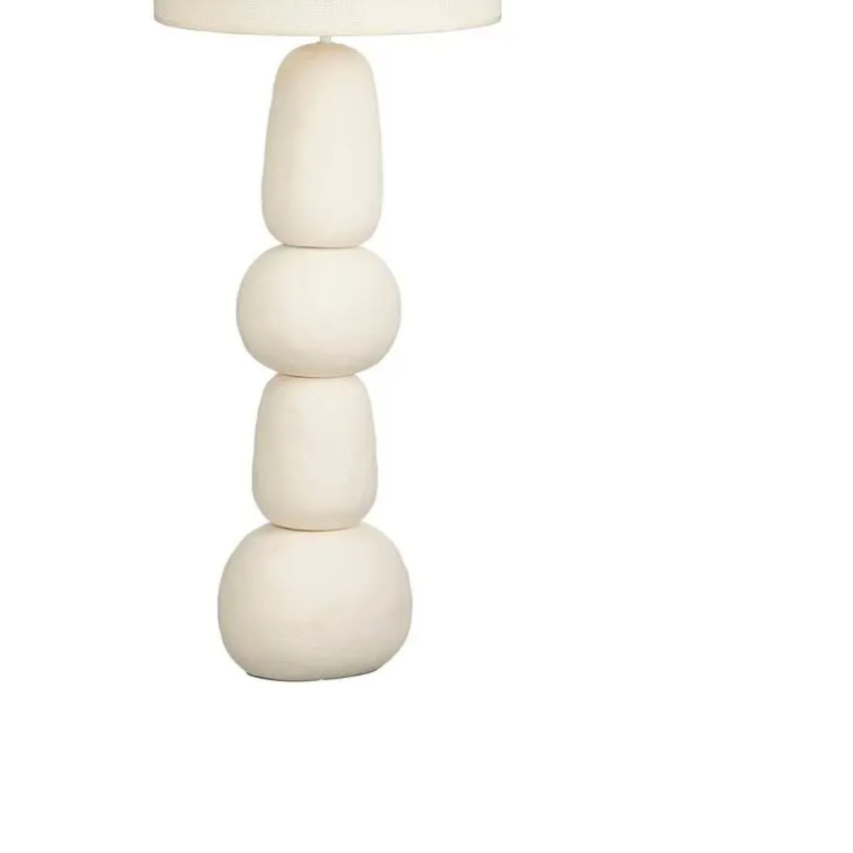 Menko Stehlampe Creme – Seitenansicht