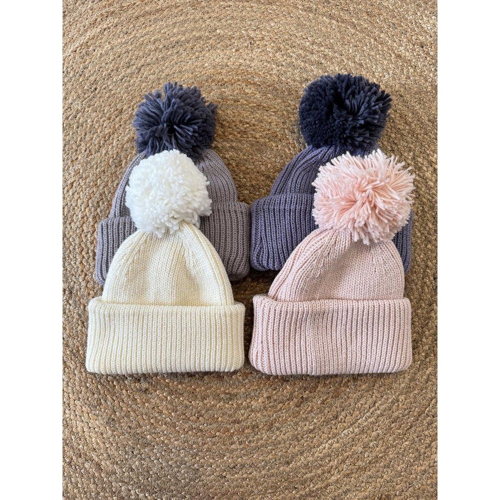 Kinder Bommelmütze Unisex – Freya | La Olivia Kids