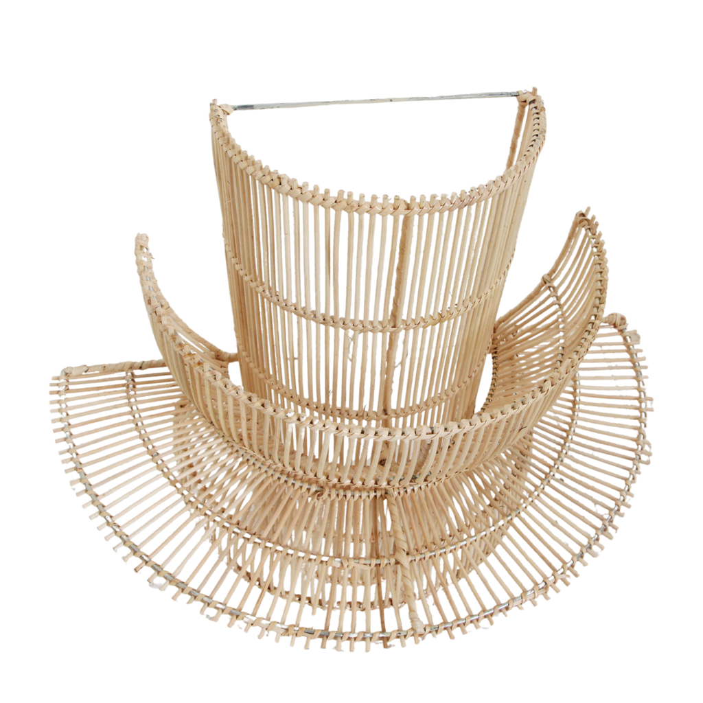 Saturn Wandlamp Rattan