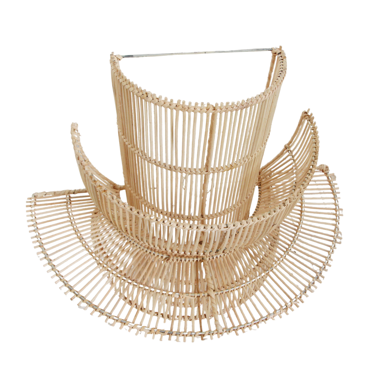 Saturn Wandlamp Rattan