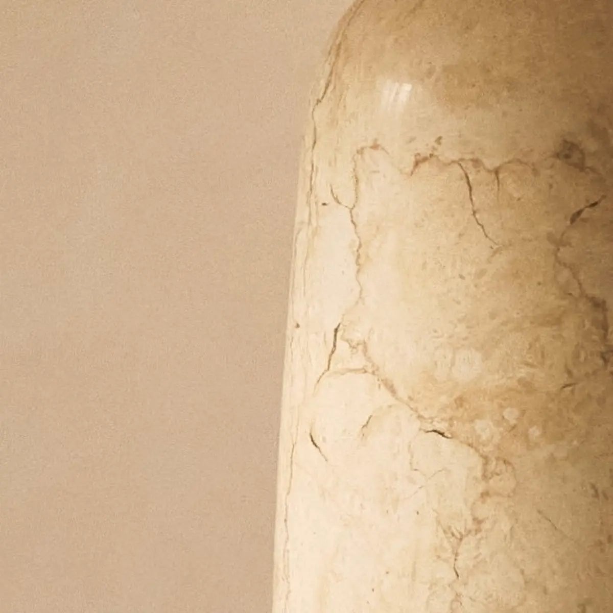 Charlotte Marmorlampe | Baumwollschirm und elegante Beleuchtung