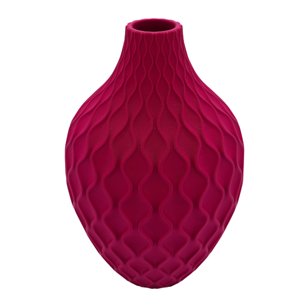 Ophira 3D-Vase – 3D-gedruckte Vase – nachhaltiges PLA – geeignet für künstliche Blumen