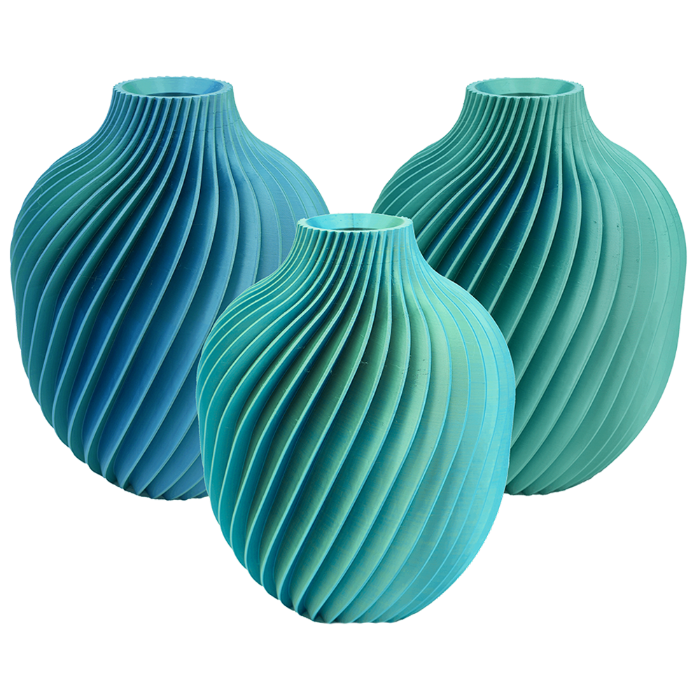 Nova 3D Vase – 3D-gedruckte Vase – Nachhaltiges PLA – Geeignet für künstliche Blumen