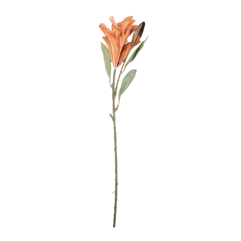 Künstliche Blume 88 cm Orange Kunststoff