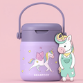 Thermobehälter Kinder Edelstahl - Einhorn lila