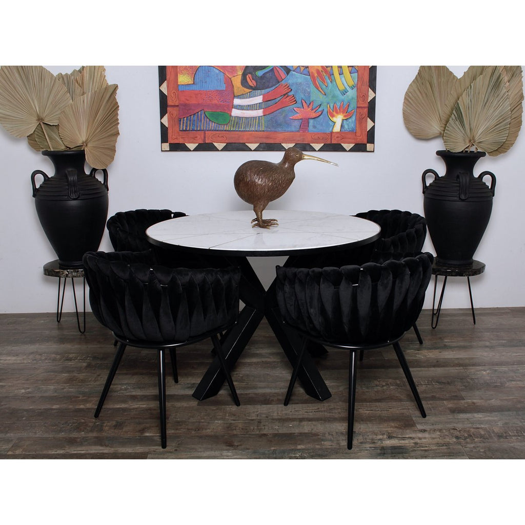 Wave Stuhl schwarz (2er-Set)