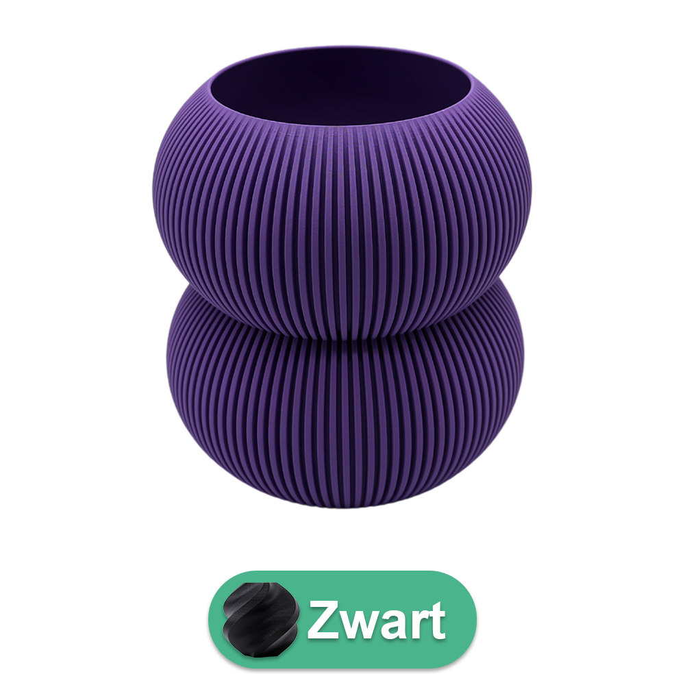 Elaro 3D-Vase – 3D-gedruckte Vase – nachhaltiges PLA – geeignet für künstliche Blumen