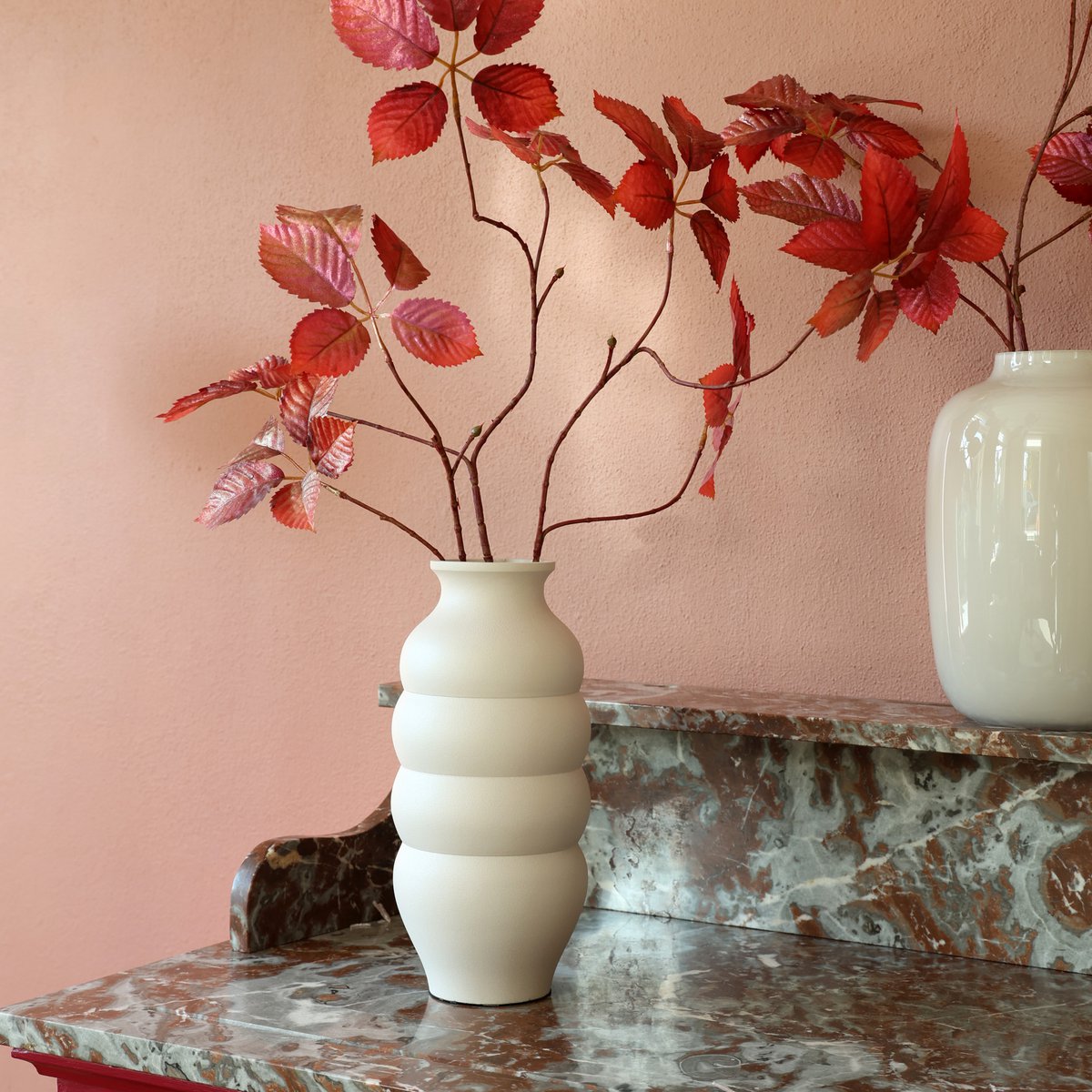 Carmen Vase Elfenbein - Elegante Designer-Vase von 4Decor