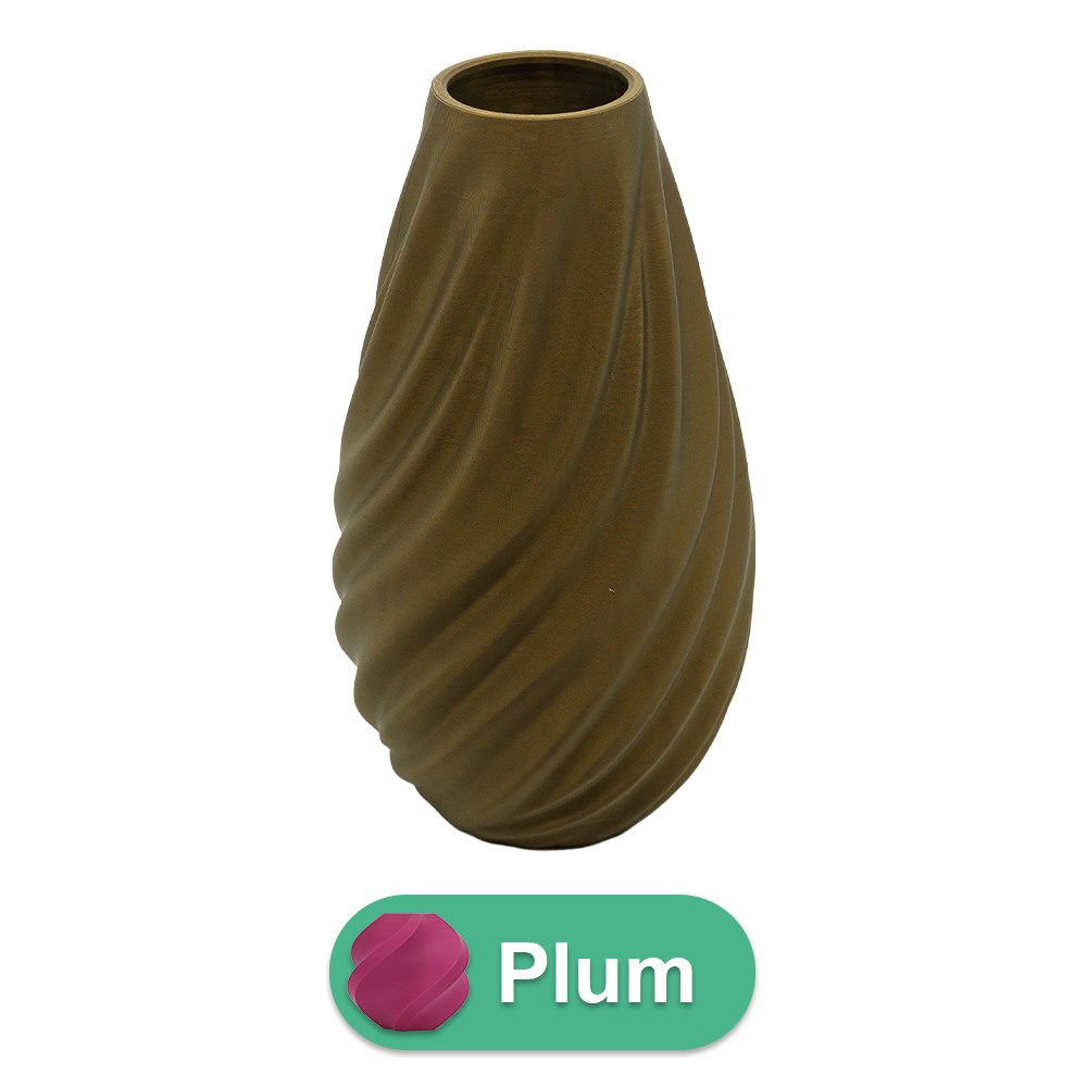 Lunaris 3D-Vase – 3D-gedruckte Vase – nachhaltiges PLA – geeignet für künstliche Blumen