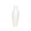 Perlweiße Vase 70 cm - Große Designer-Bodenvase von 4Decor