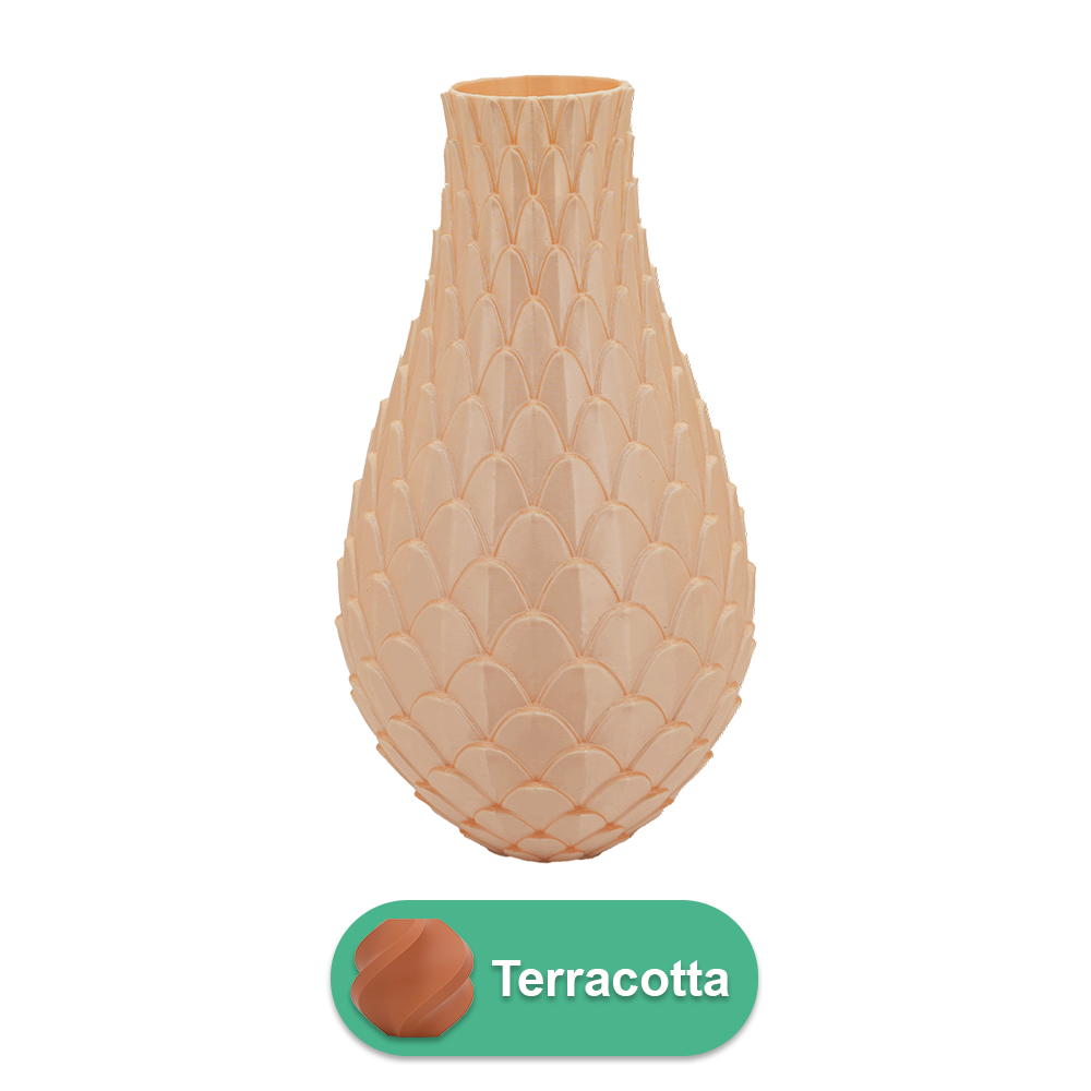 Sirena 3D-Vase – 3D-gedruckte Vase – nachhaltiges PLA – geeignet für künstliche Blumen