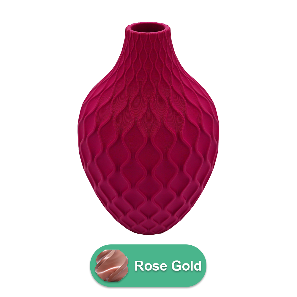 Ophira 3D-Vase – 3D-gedruckte Vase – nachhaltiges PLA – geeignet für künstliche Blumen