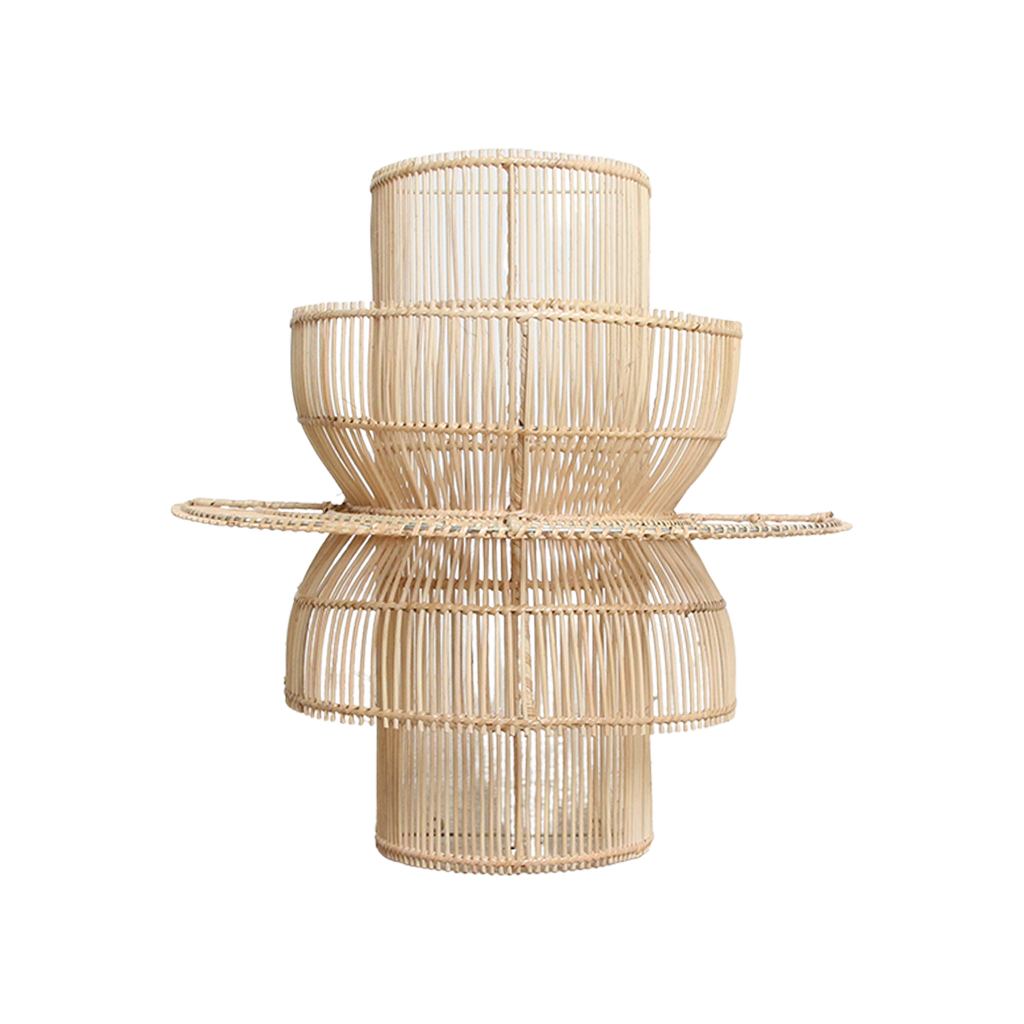 Saturn Wandlamp Rattan