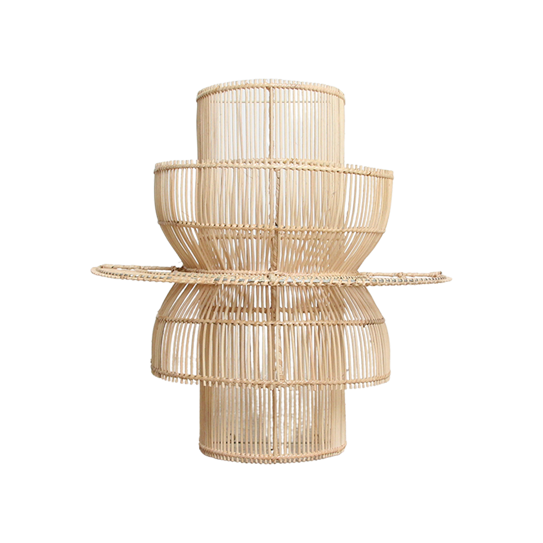 Saturn Wandlamp Rattan