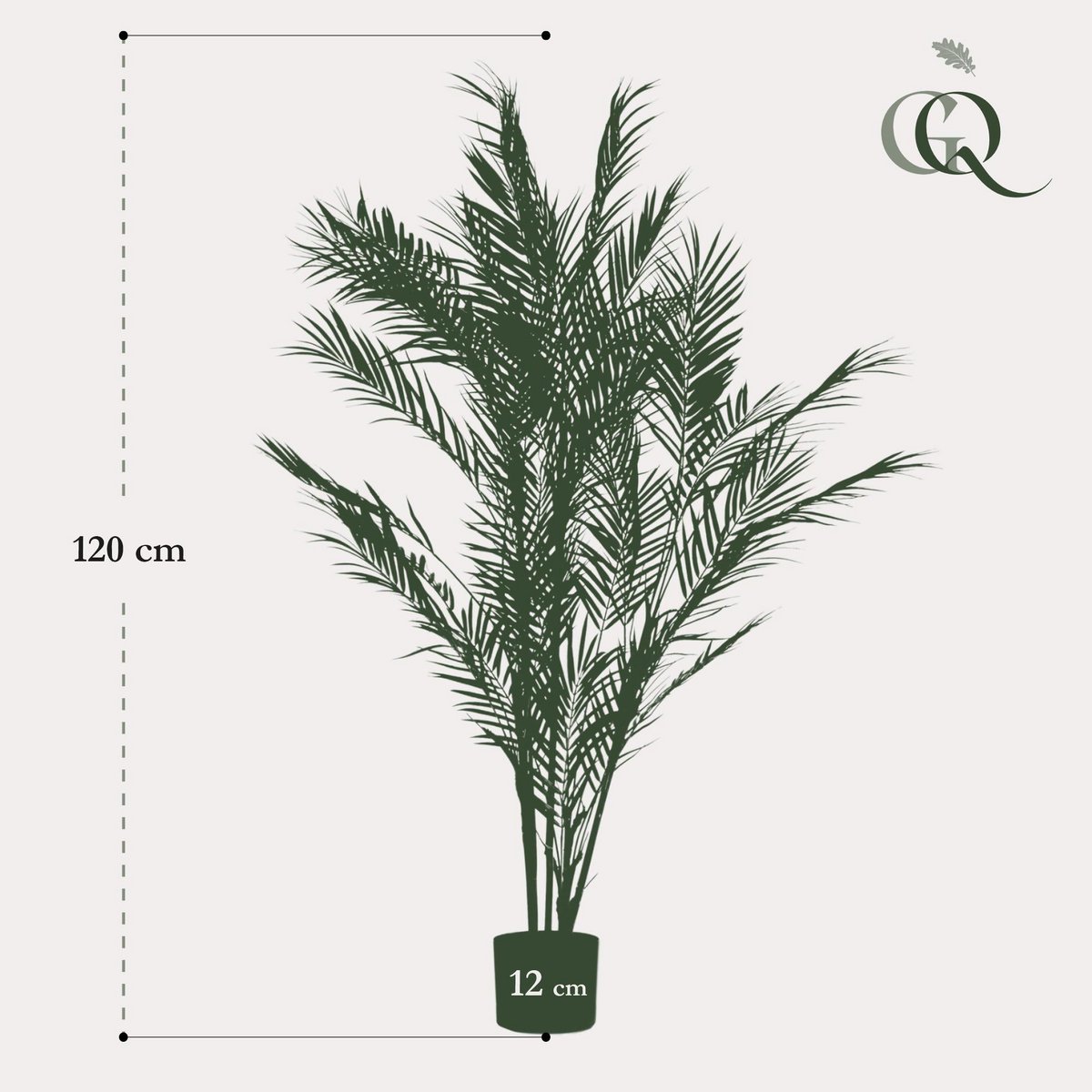 Kunstpflanze - Chamaedorea elegans - Bergpalm - 120 cm