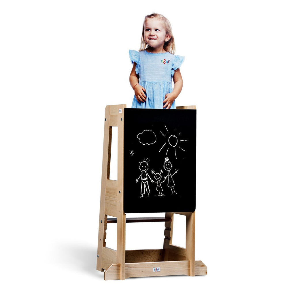 tiSsi® Tafel Buche SCHWARZ für Lernturm / Entdeckerturm Felix