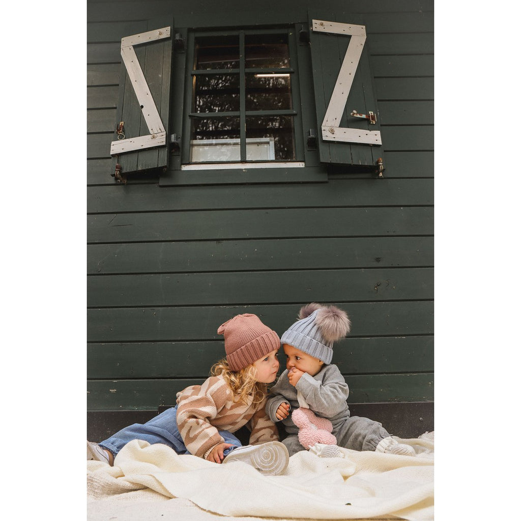 Kinder Zebra-Pullover Unisex – Darcy | La Olivia Kids