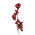 Künstliche Blume 120 cm aus rotem Kunststoff