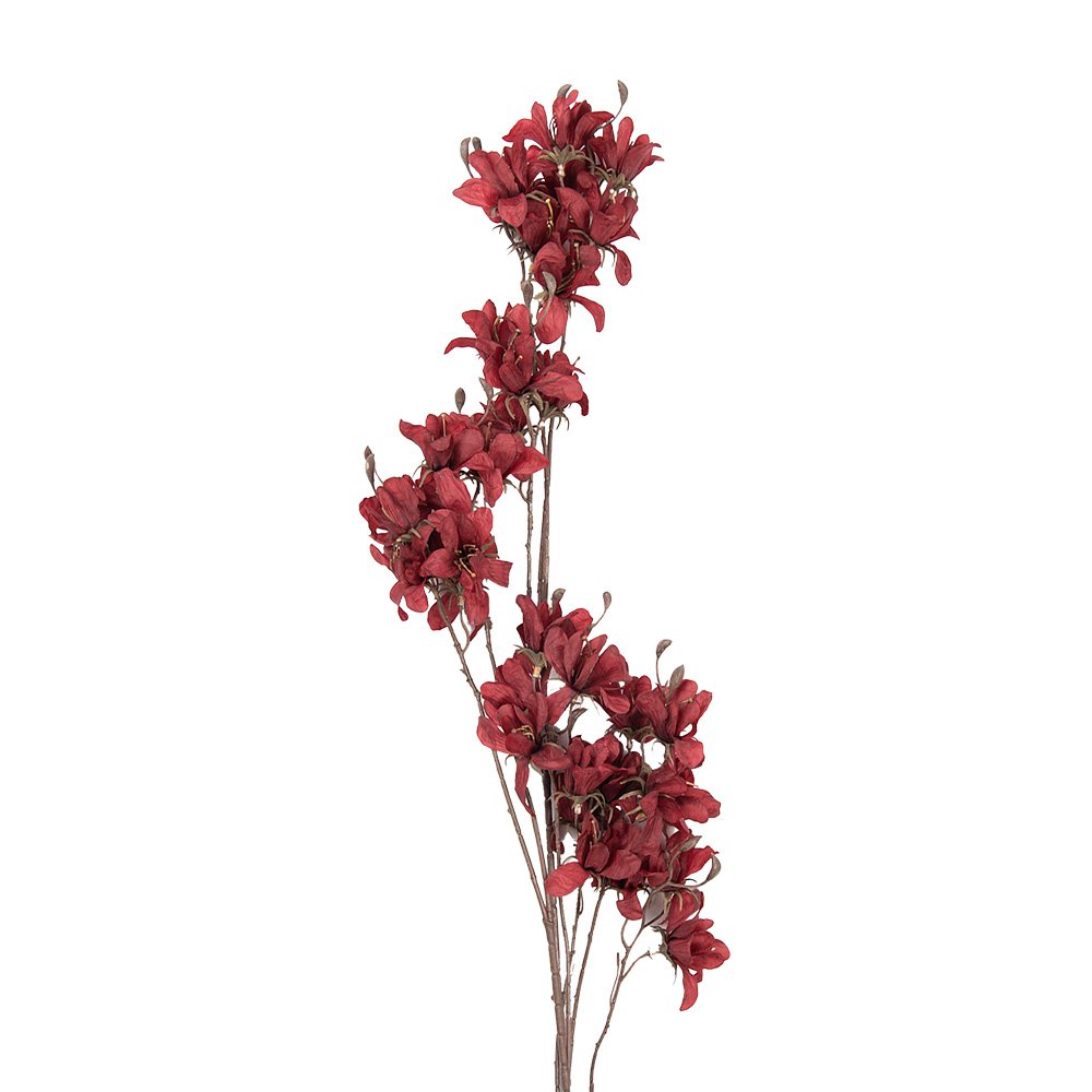 Künstliche Blume 120 cm aus rotem Kunststoff