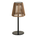 Salford Solar-Lampe wiederaufladbar braun schwarz 30cm