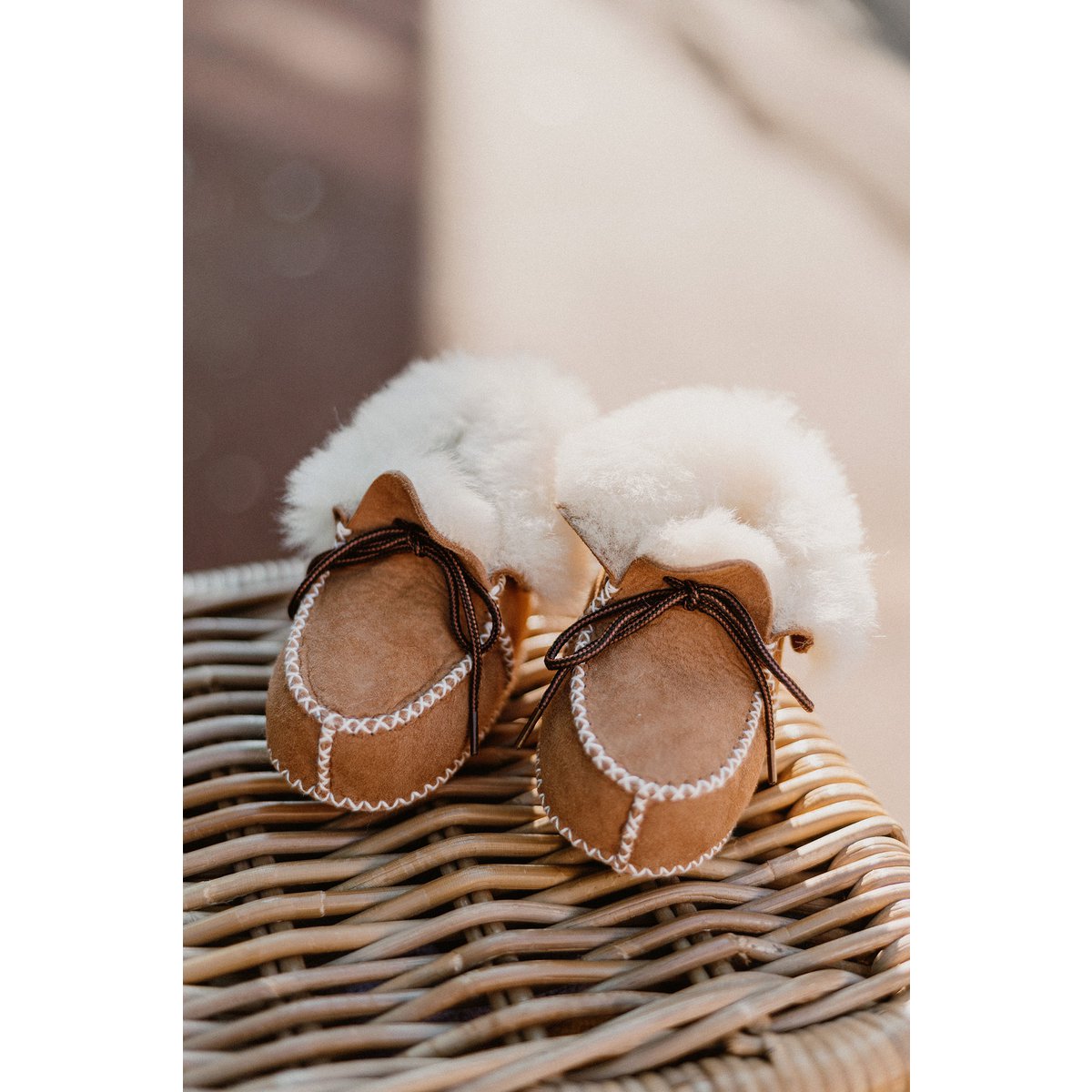 Baby Stiefeletten aus Schaffell & Wolle – Hailey | La Olivia Kids